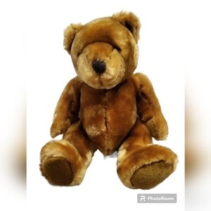 Velvete by Greek cute small plush bear 10" tall so soft